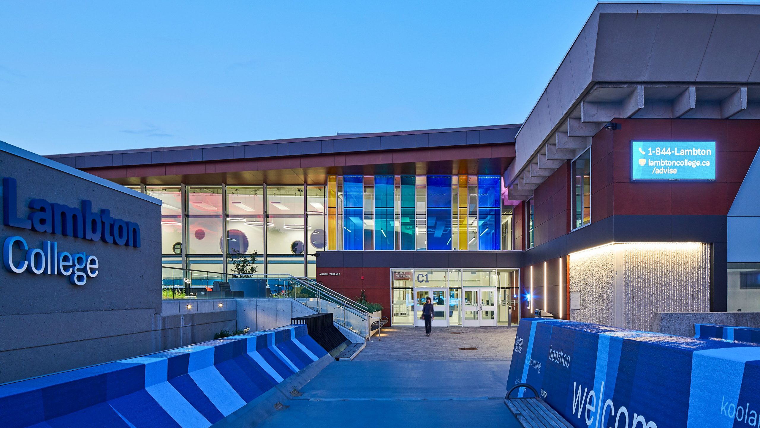 2431-20 Lambton College West Entrance and Campus Bookshop_Entrance