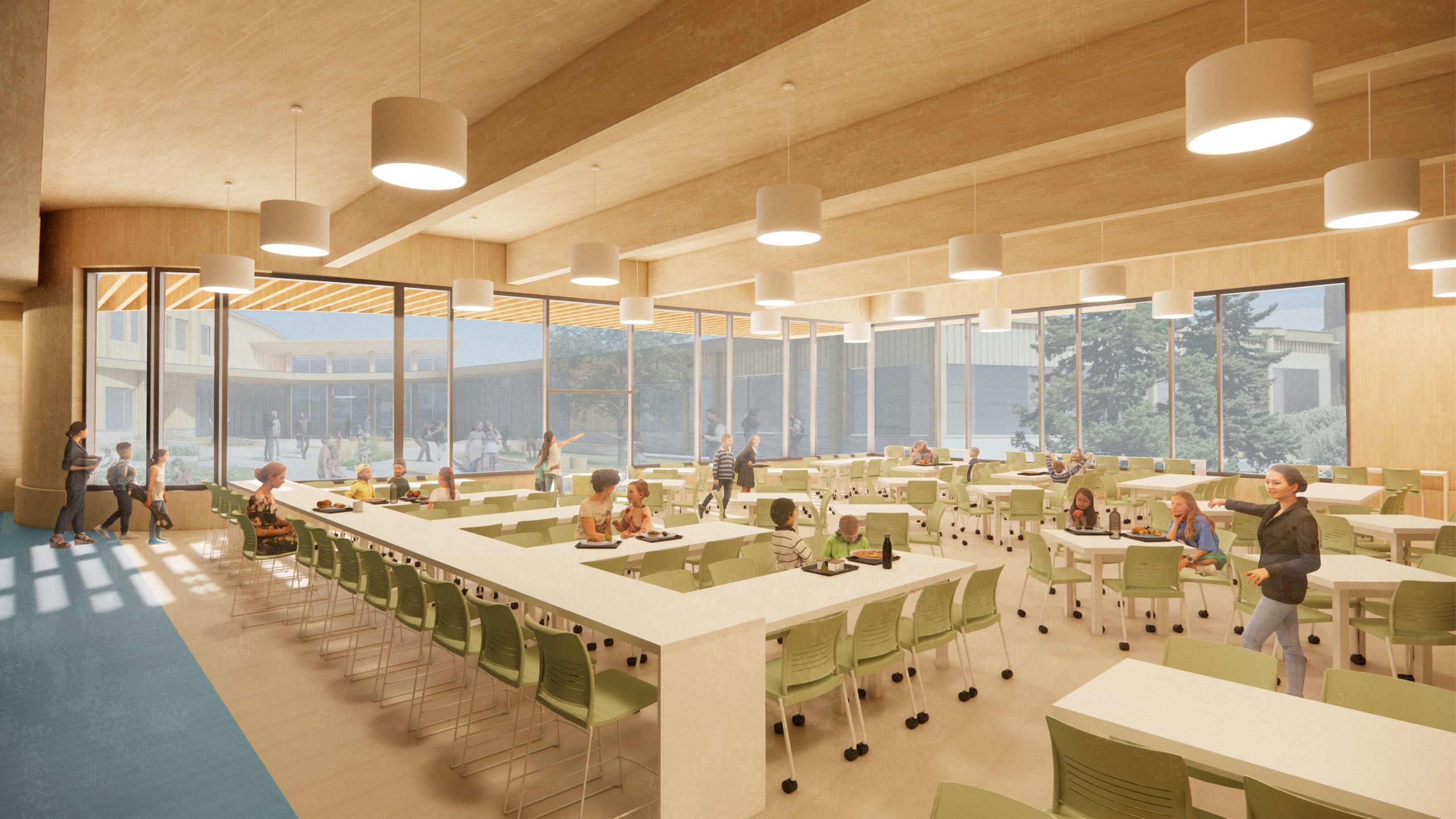 2635-25 Wiikwemkoong Elementary School - Cafeteria
