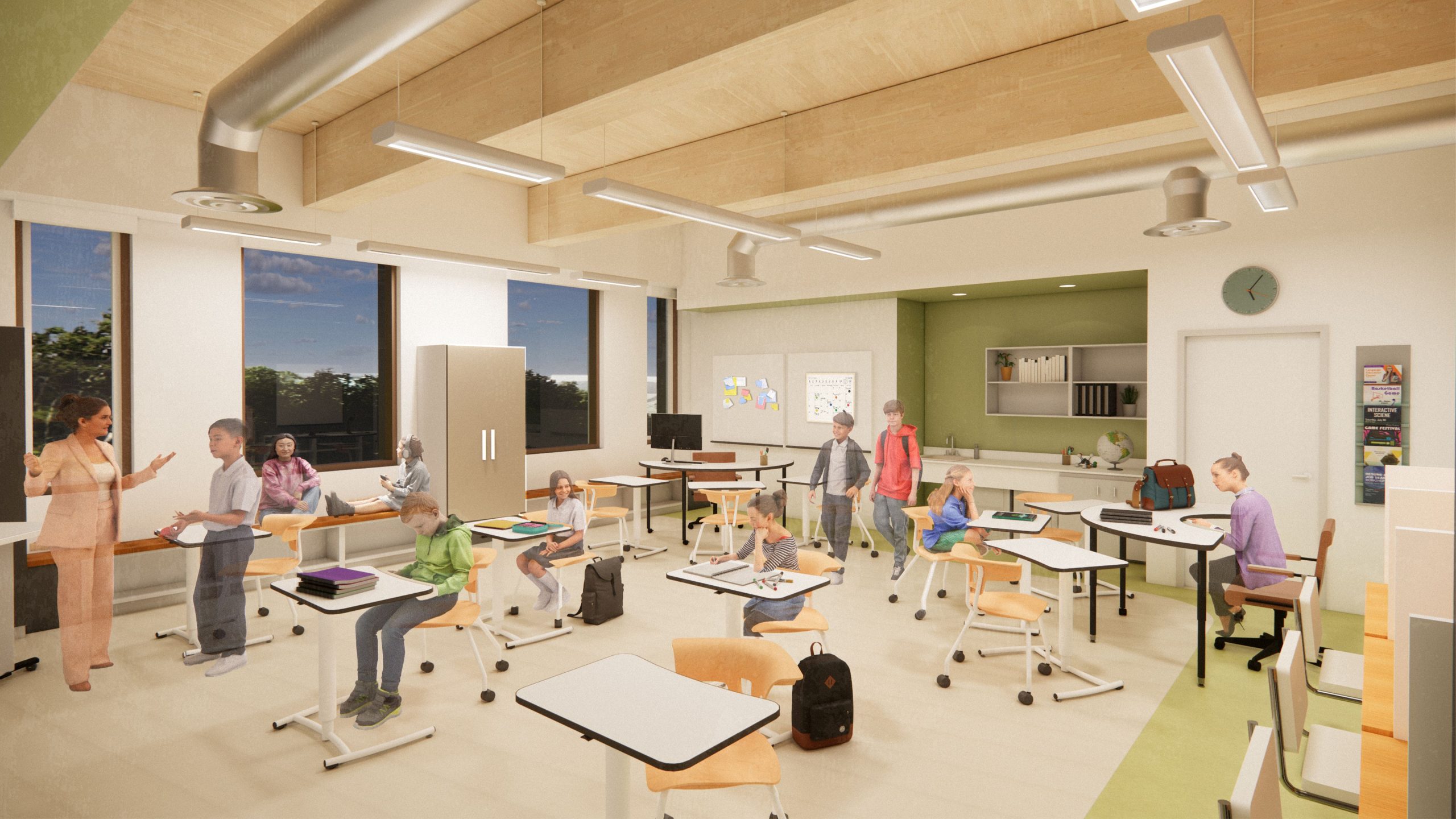 2635-25 Wiikwemkoong Elementary School - Classroom