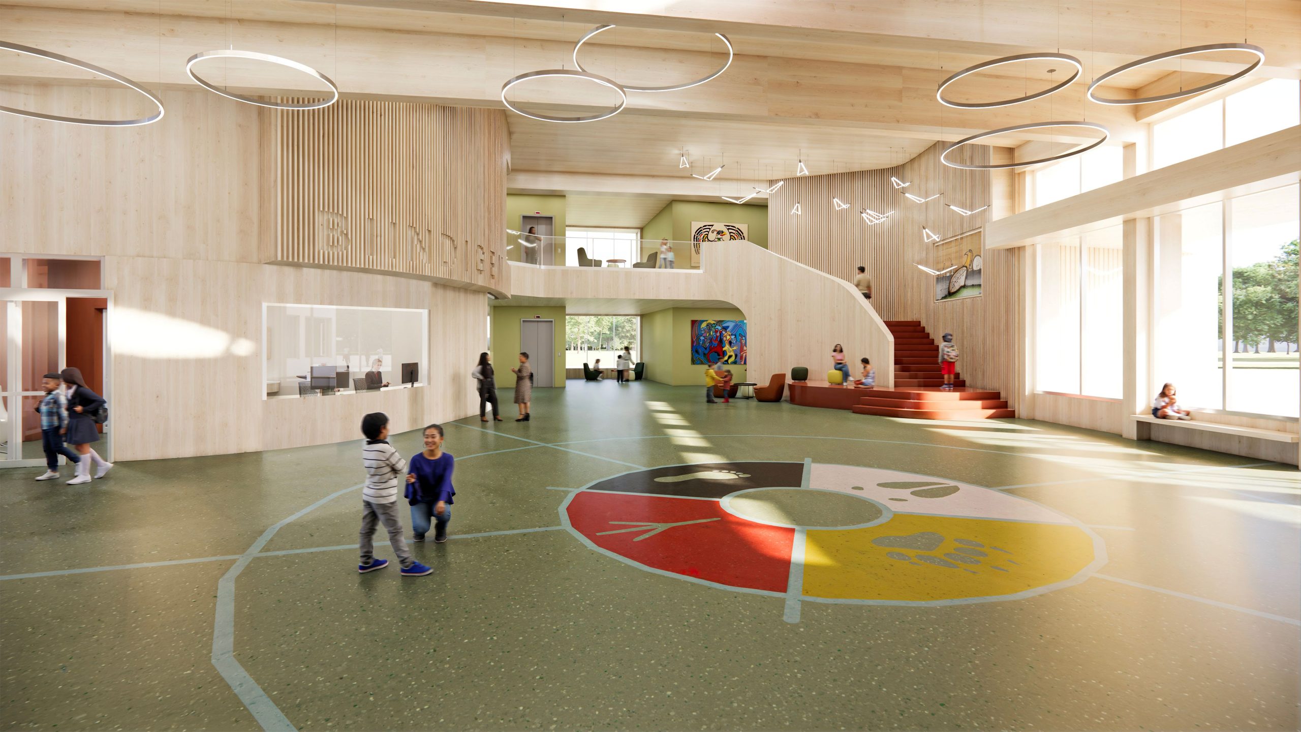 2635-25 Wiikwemkoong Elementary School - Entrance Atrium